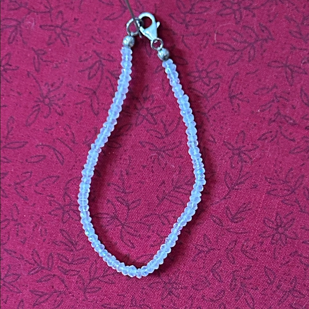 Elegant Moonstone Beaded Bracelet